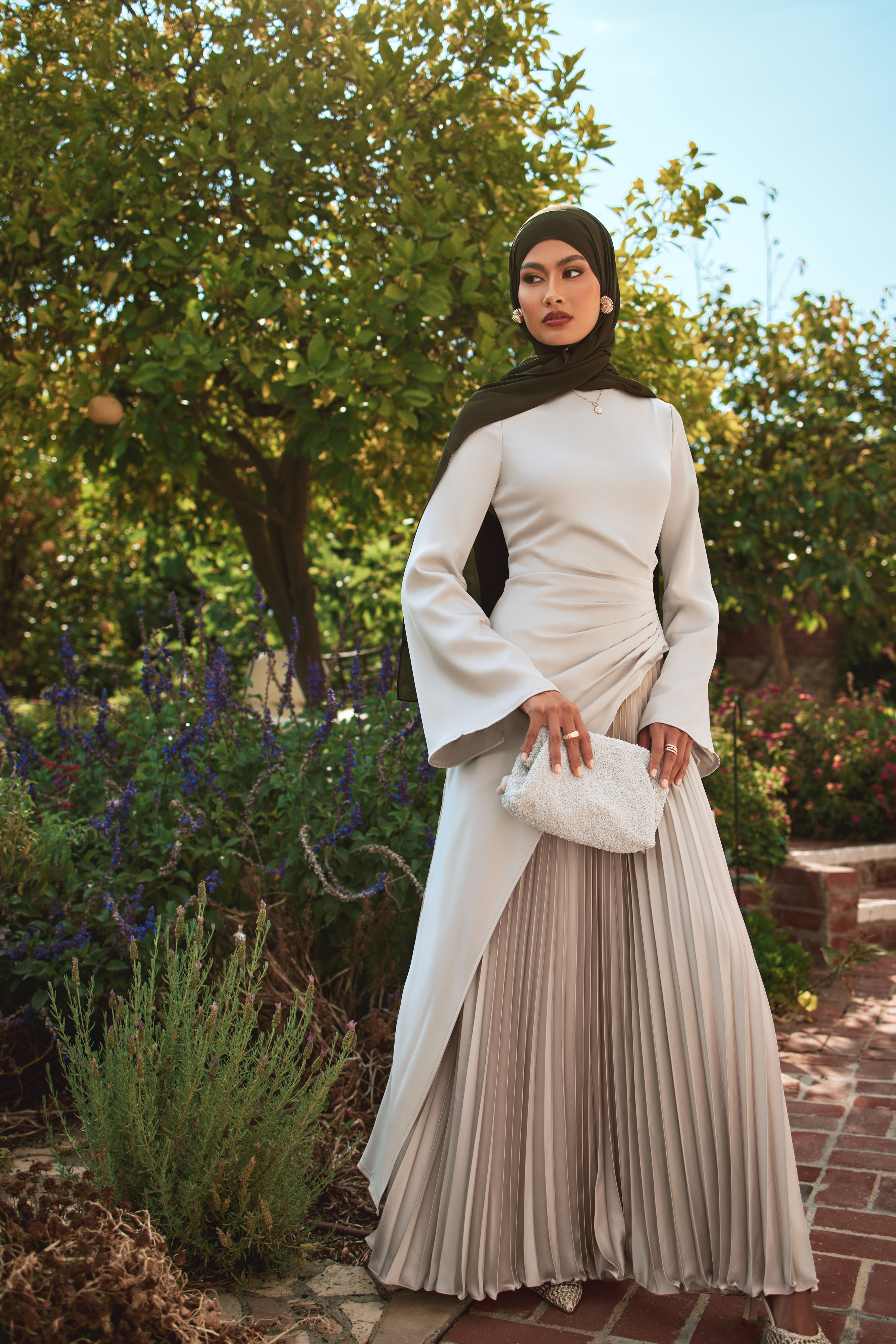 Ascia Asymmetrical Tunic & Skirt Set