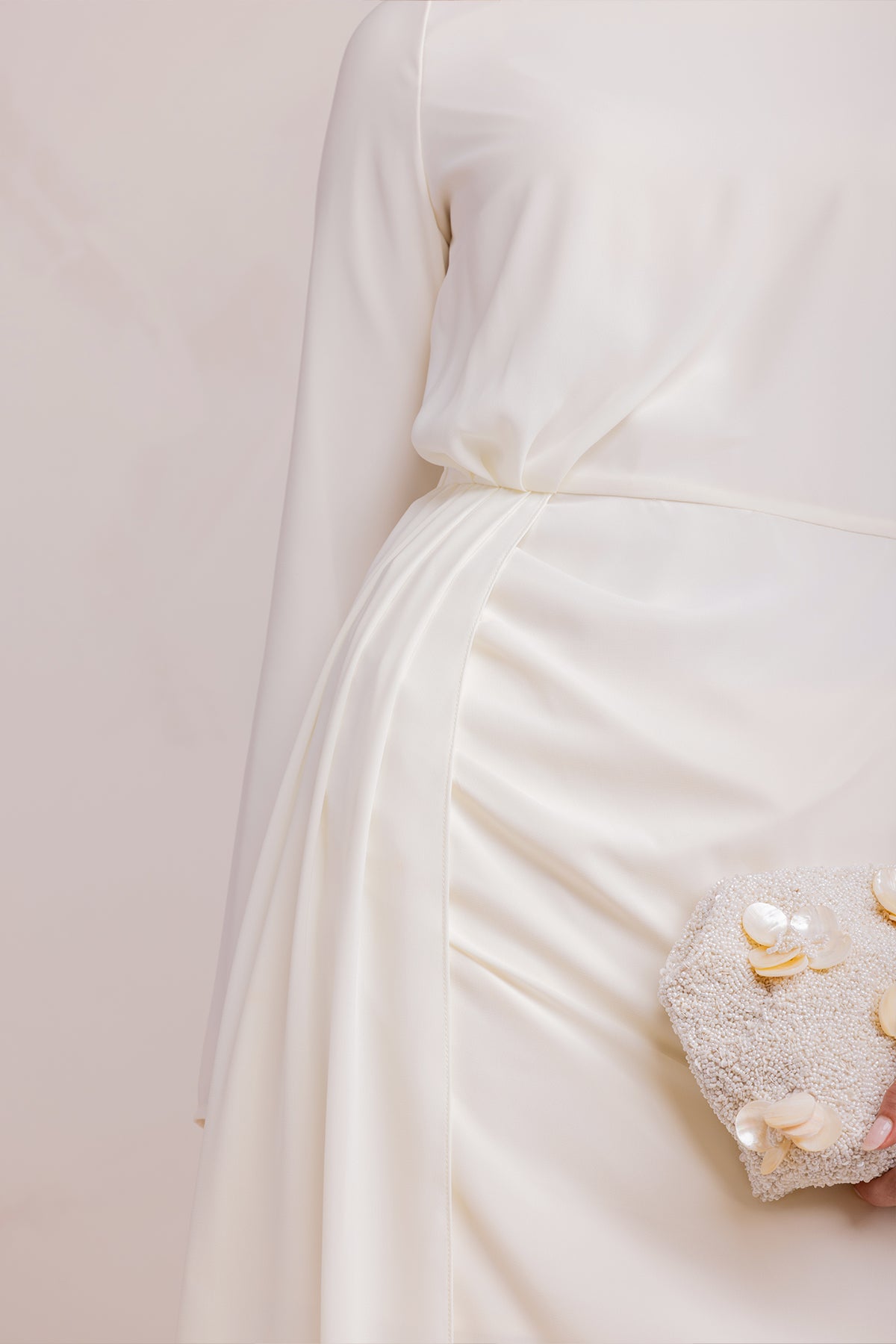 Nada Asymmetrical Tunic & Pant Set - Off White