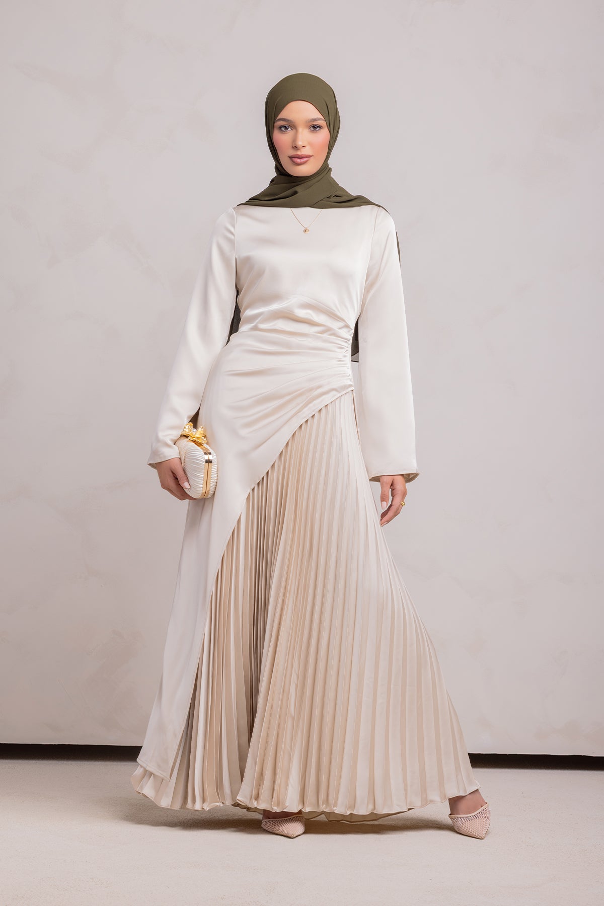 Ascia Asymmetrical Tunic & Skirt Set