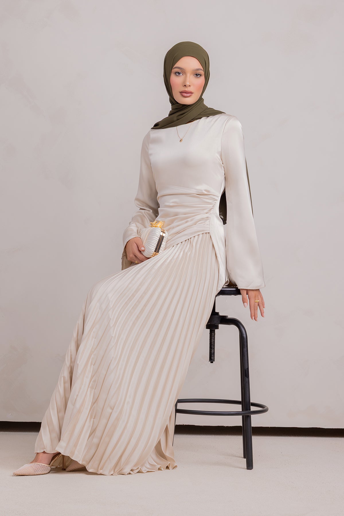 Ascia Asymmetrical Tunic & Skirt Set