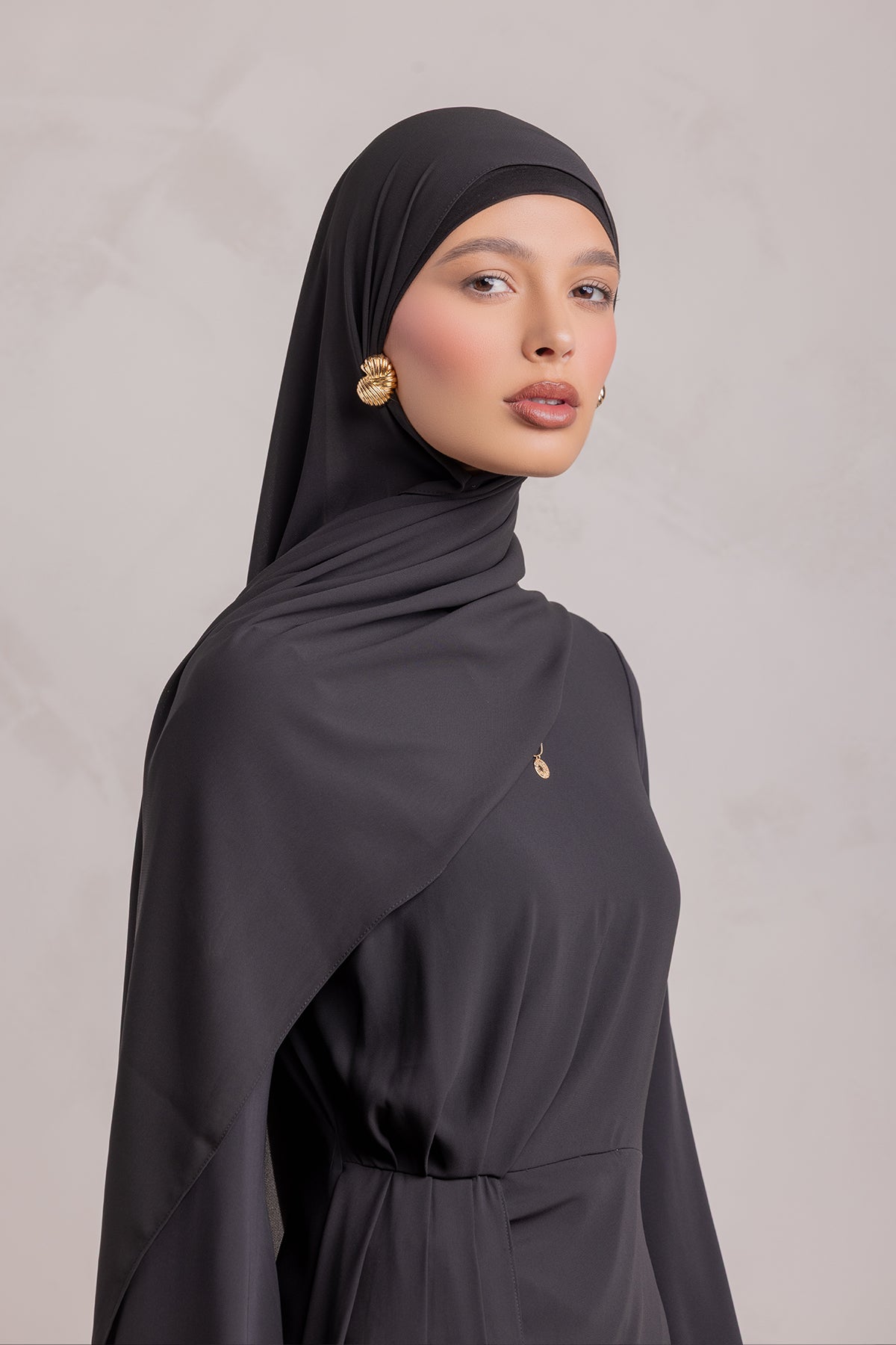 Nada Matching Hijab - Black