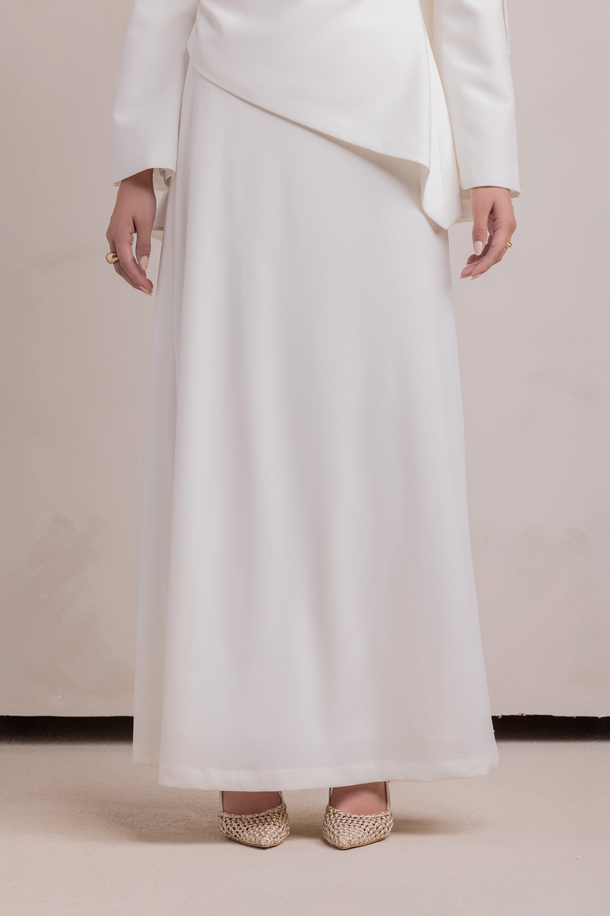 Meyah Maxi Skirt - Off White