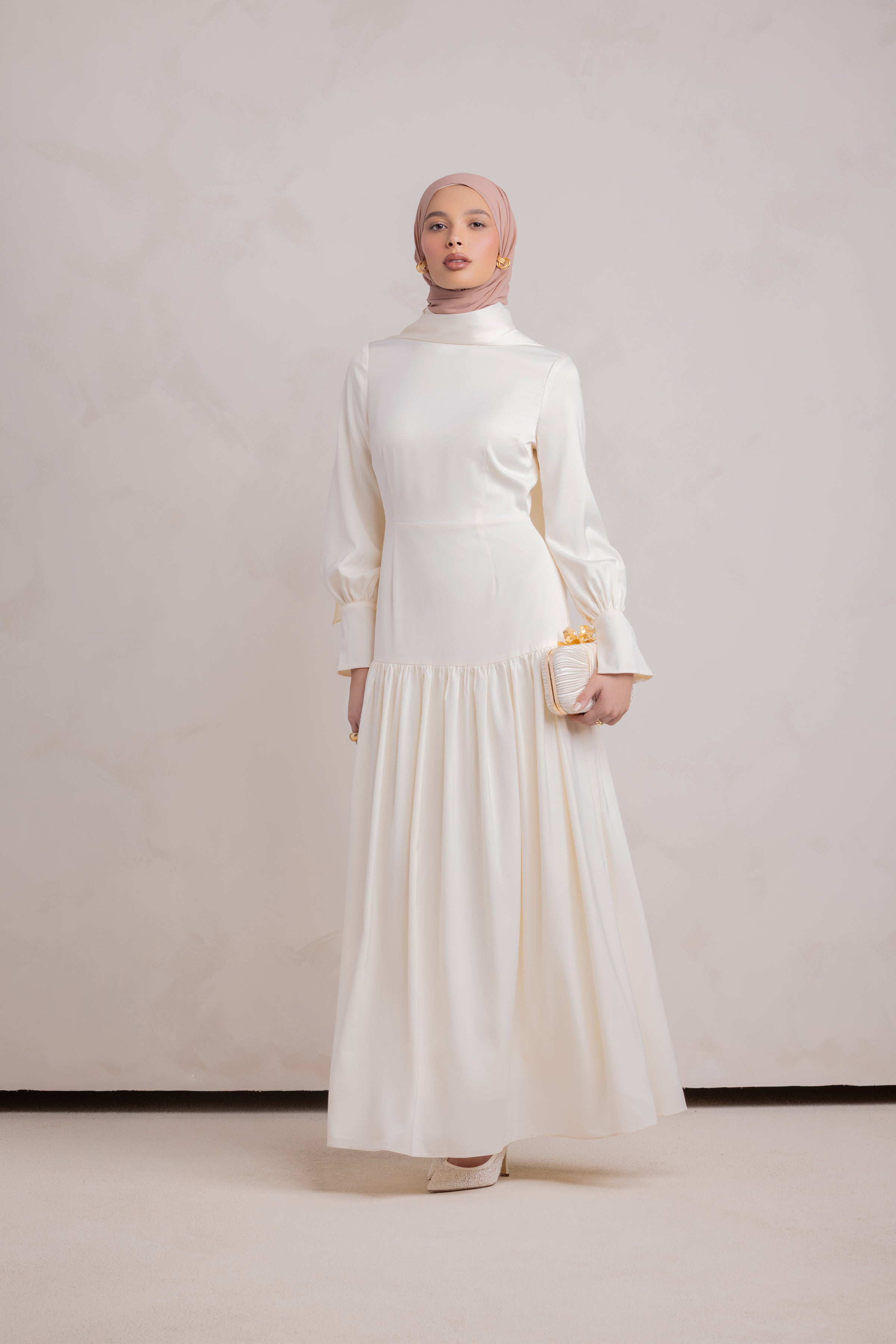 Nideen Maxi Dress - Off White