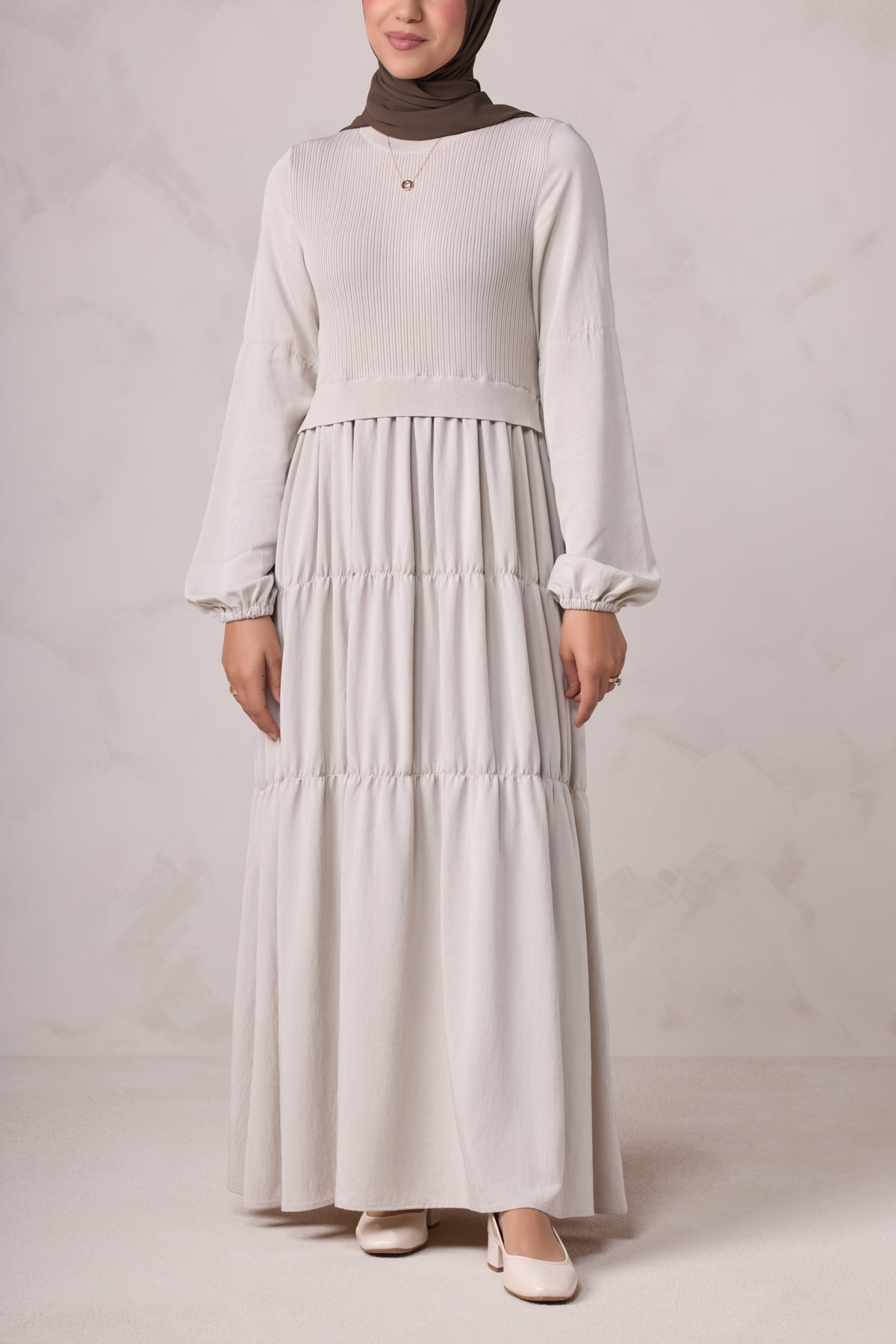 Norhan Everyday Maxi Dress - Beige