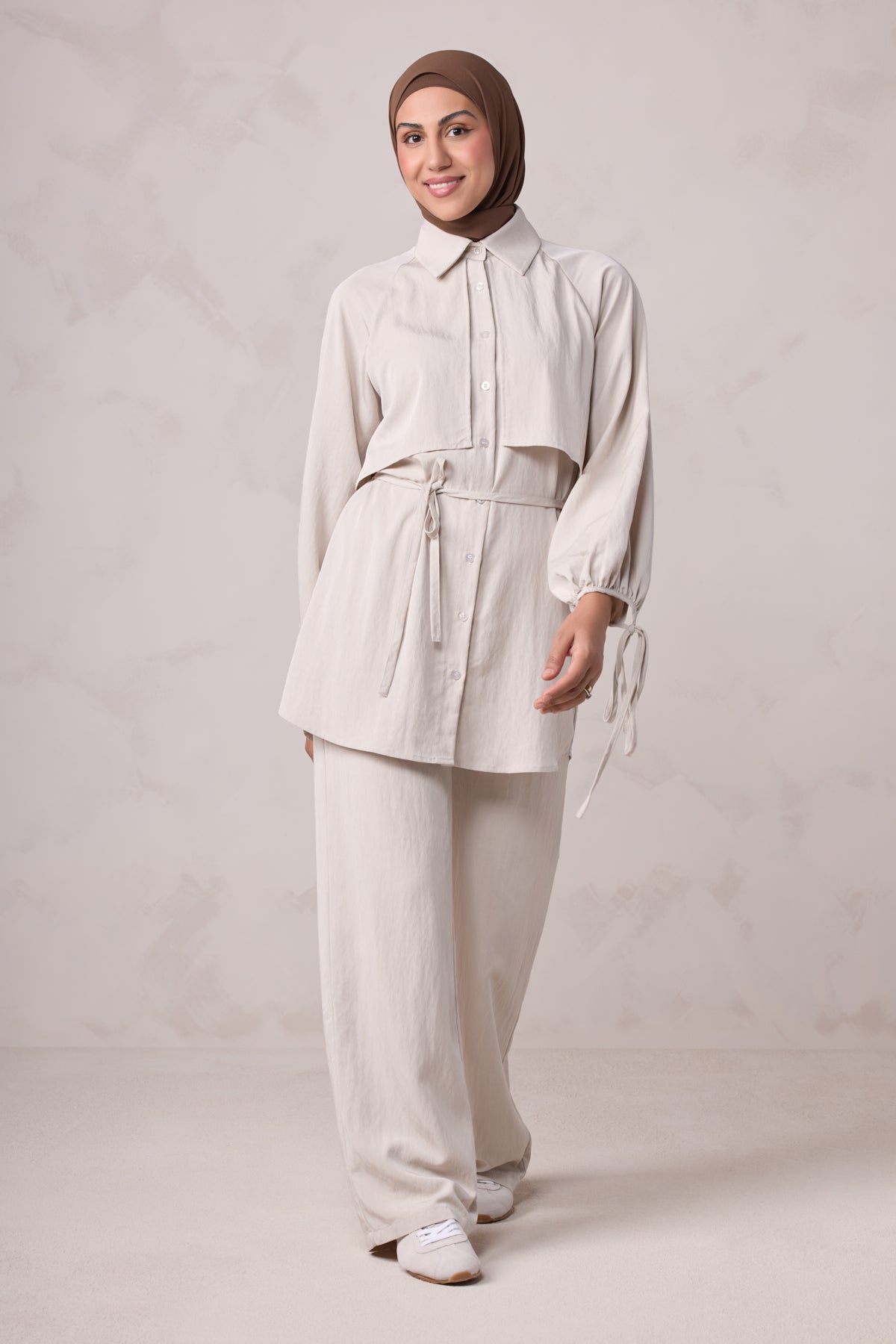 Aylin Tunic & Pant Set - Latte