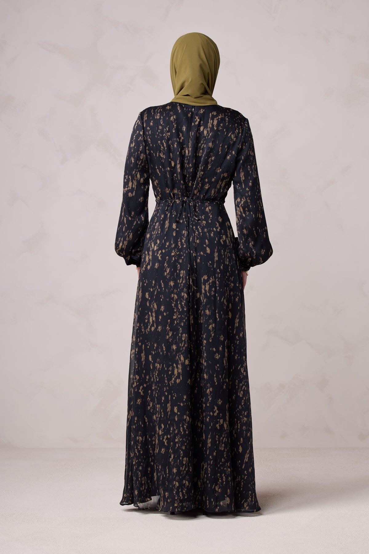 Qamar Long Sleeve Maxi Dress
