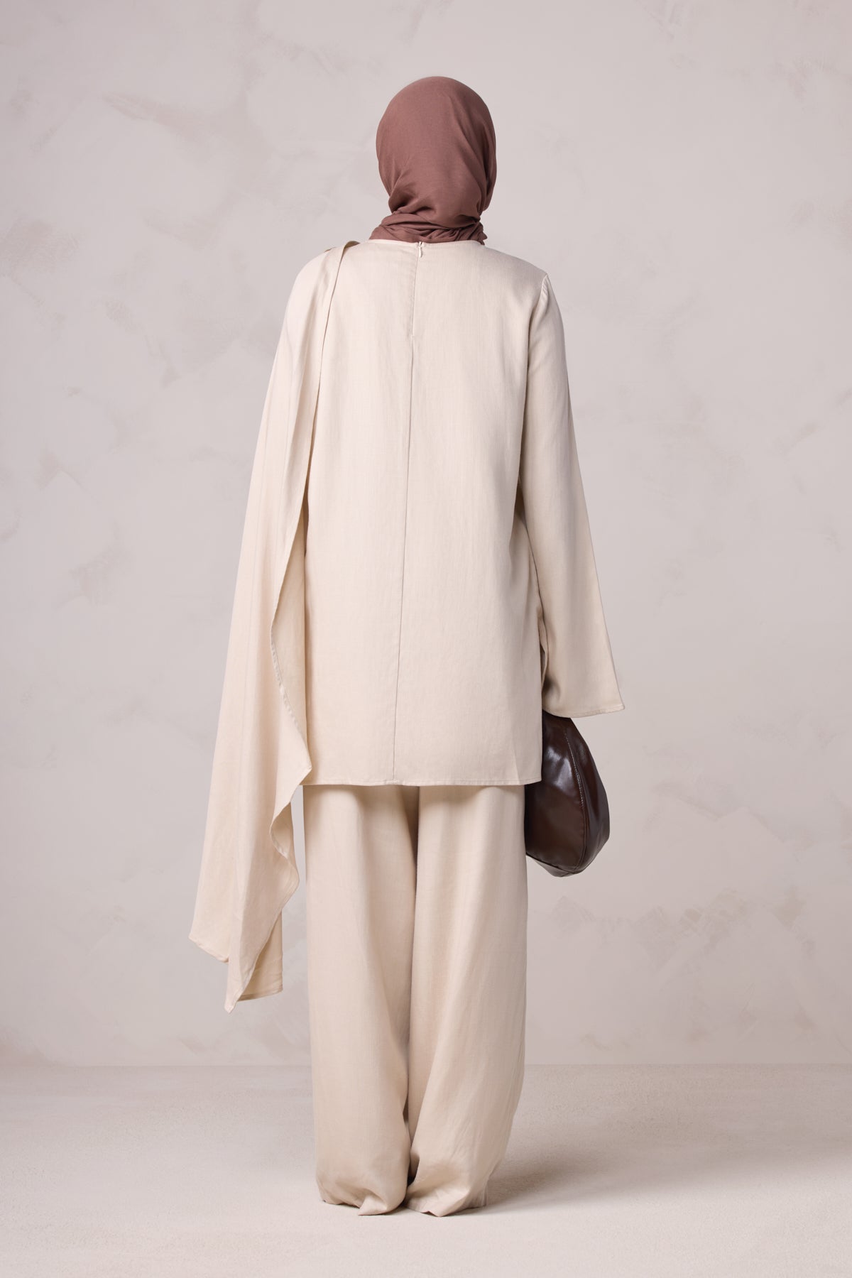 Lauren Cape Tunic - Taupe