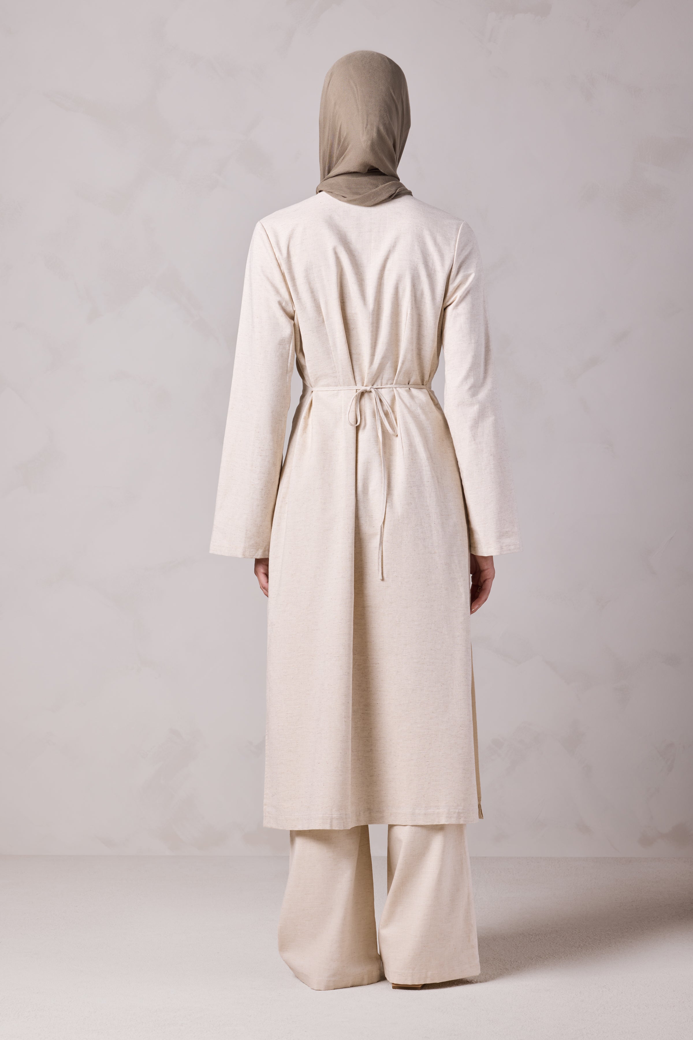 Tasneem Linen Top and Pant Set - Raml Lubnan