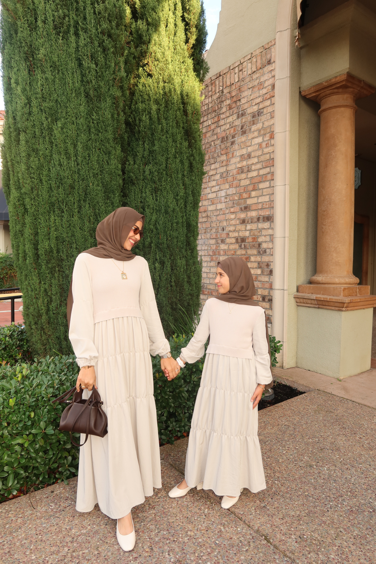 Norhan Everyday Kids Maxi Dress - Beige