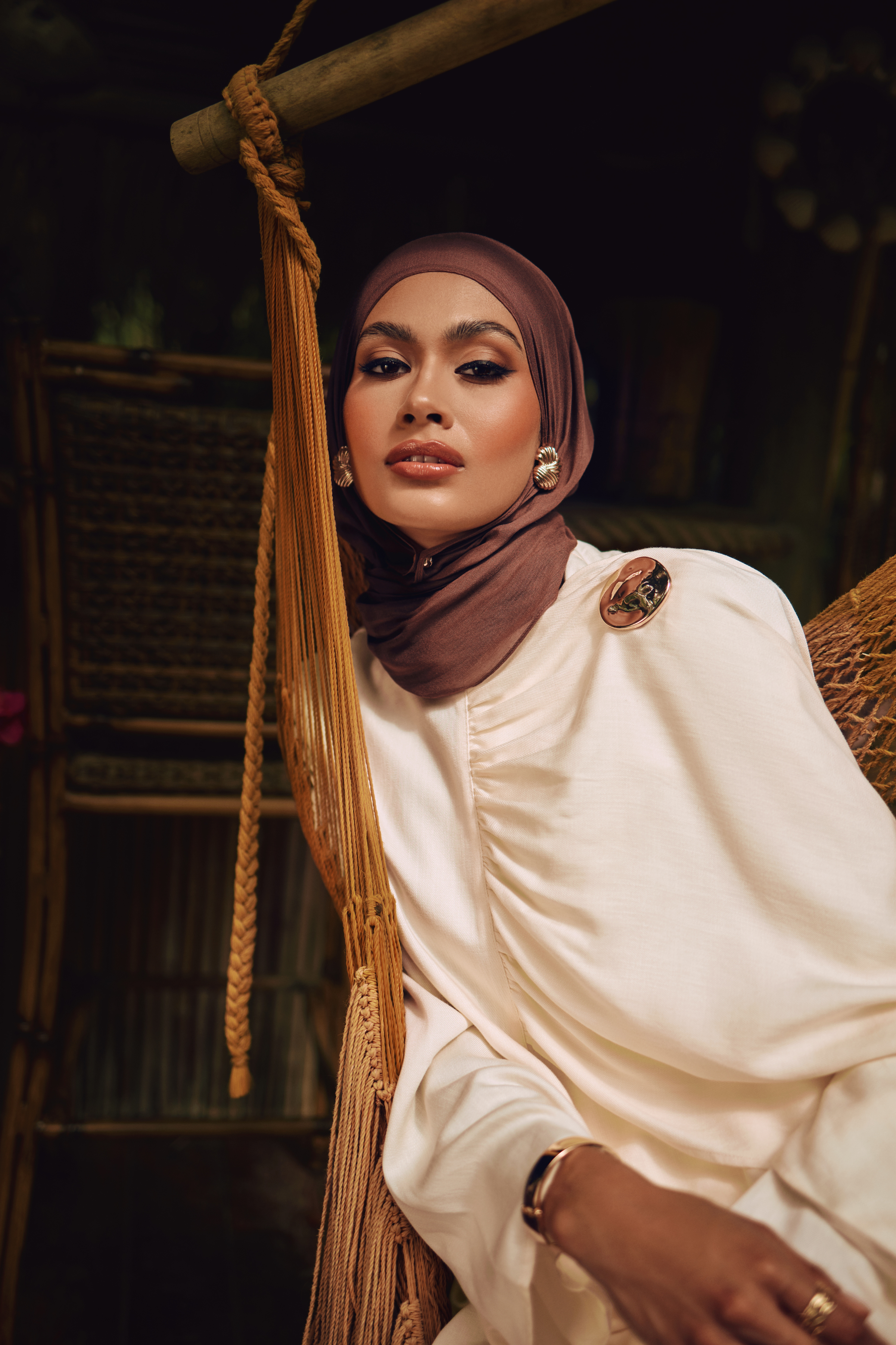 Lauren Cape Tunic - Cream