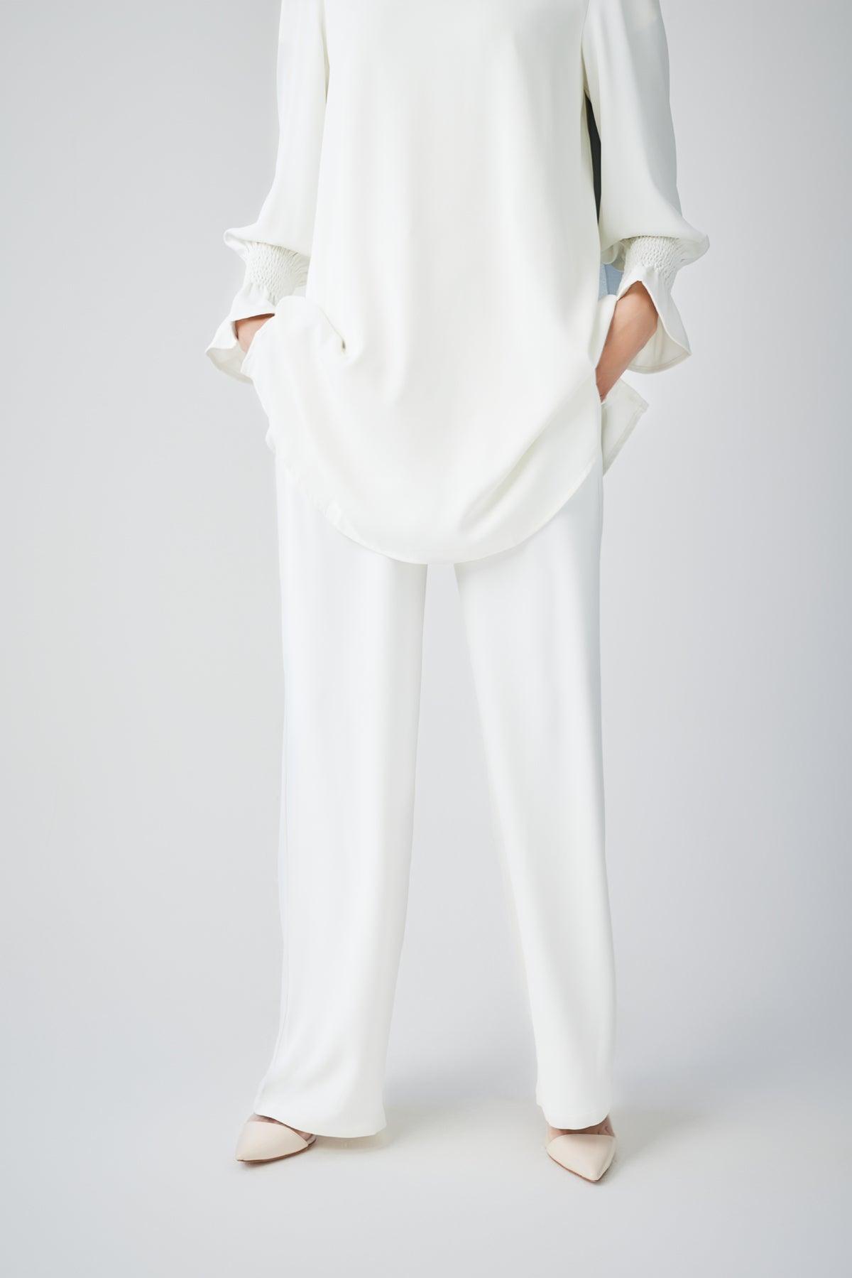 Lana Everyday Pant - White