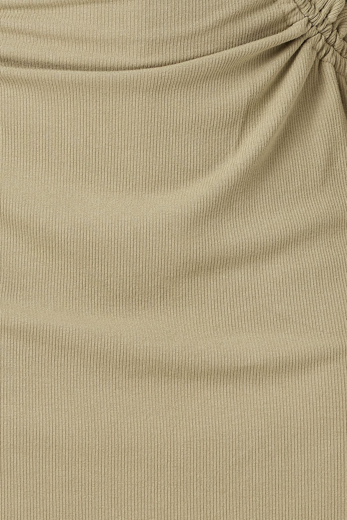 Israa Ribbed Ruched Matching Set - Sage Green - Zahraa The Label