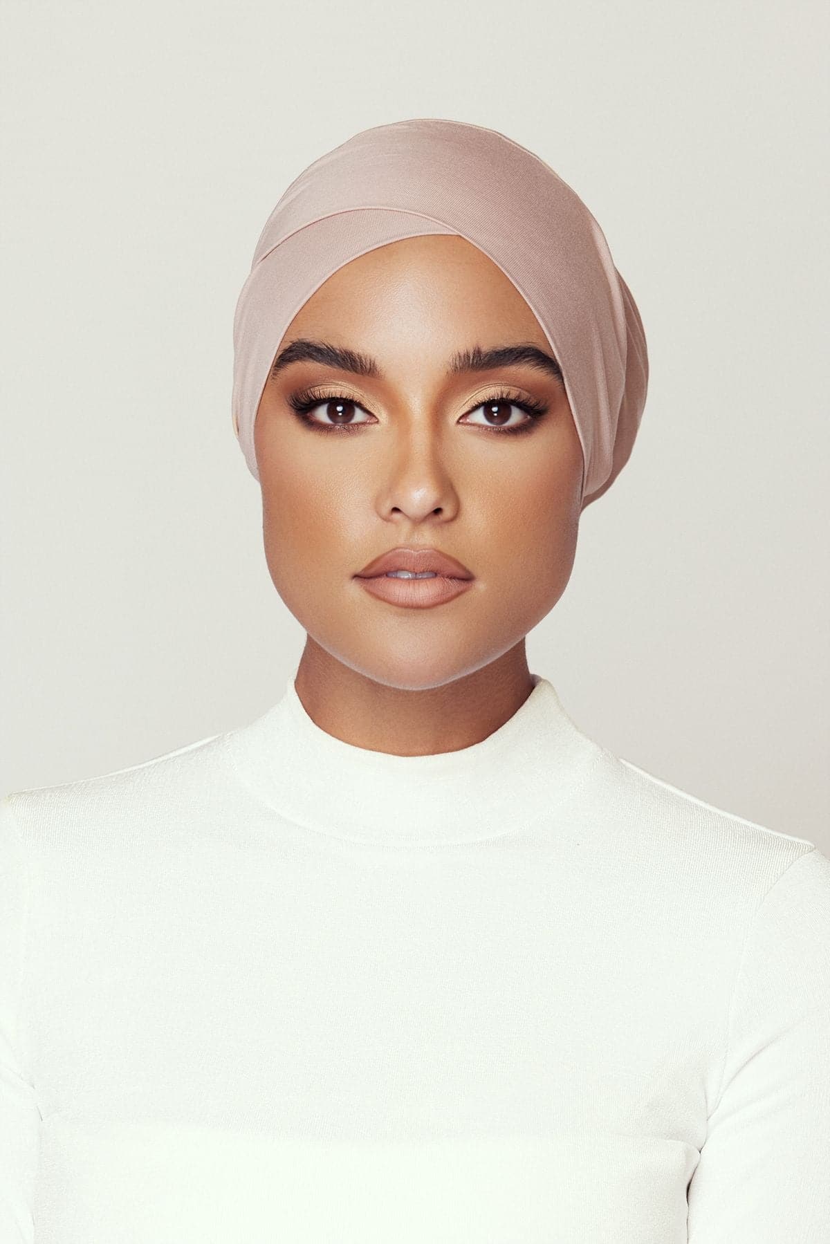 Zena Criss-Cross Undercap- Latte - Zahraa The Label