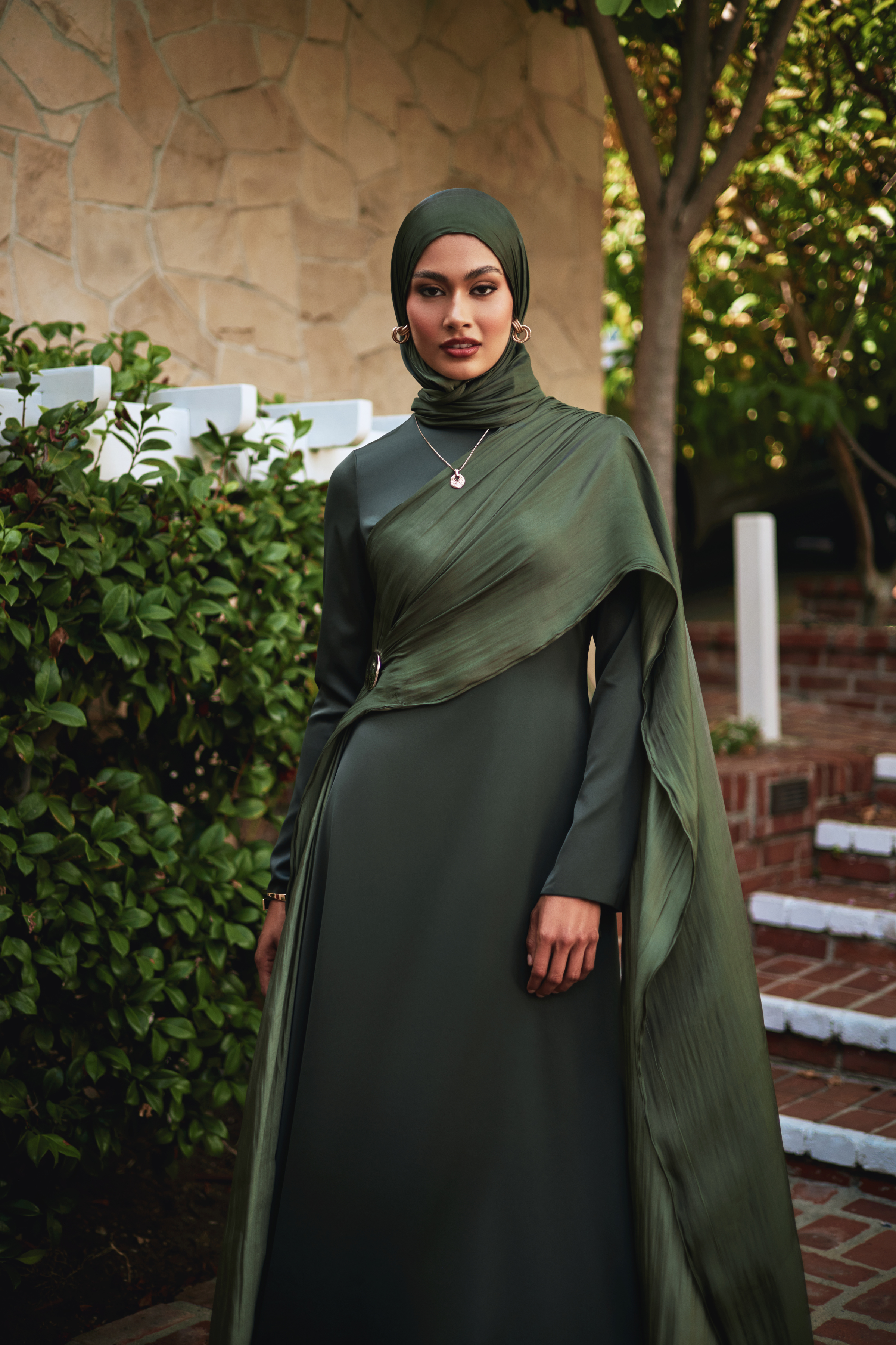 Leana Maxi Dress - Forest Muse