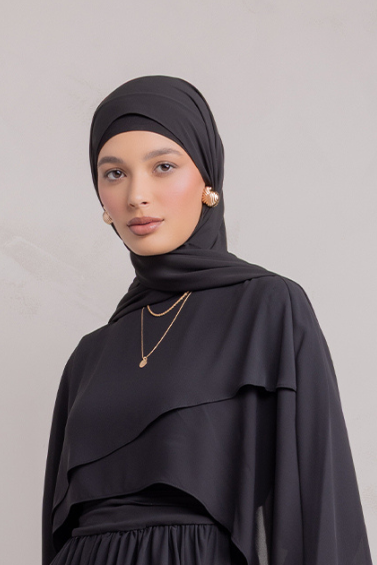 Fayruz Matching Hijab - Black