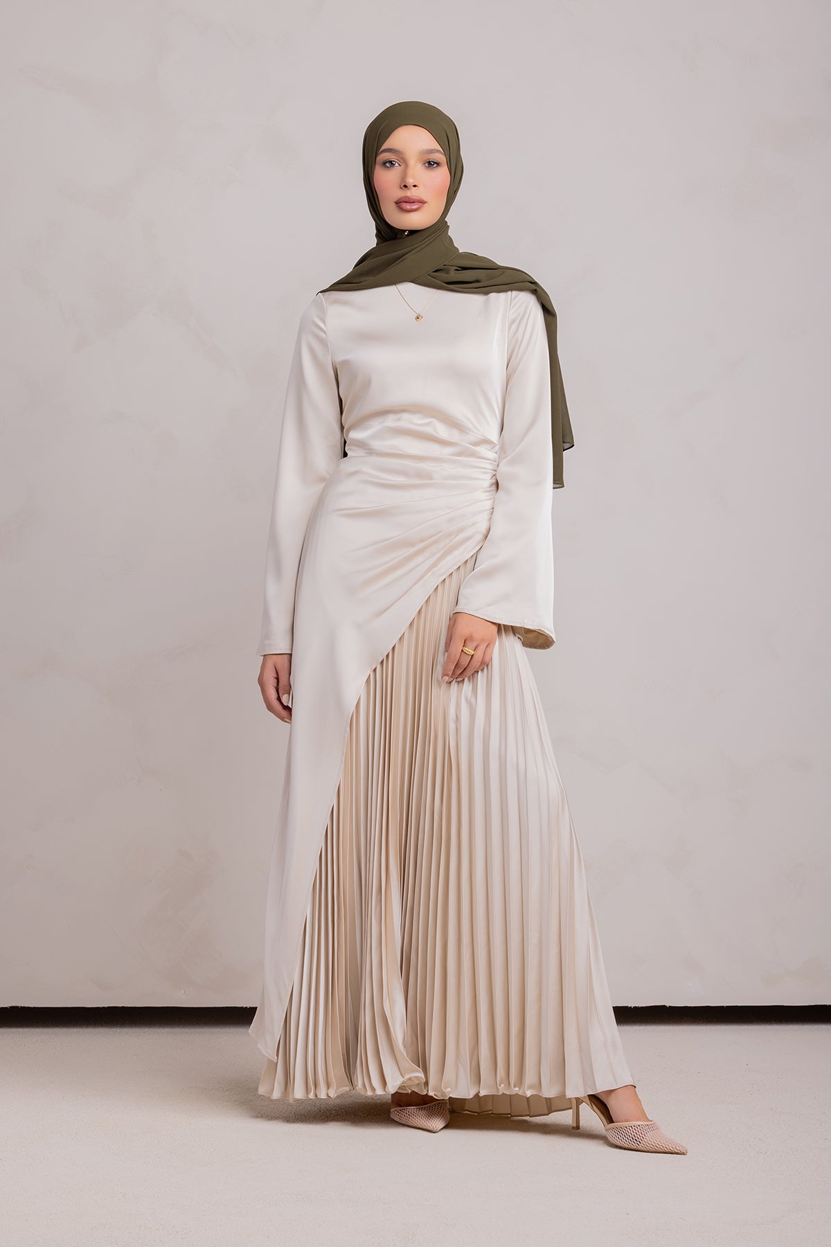 Ascia Asymmetrical Tunic & Skirt Set