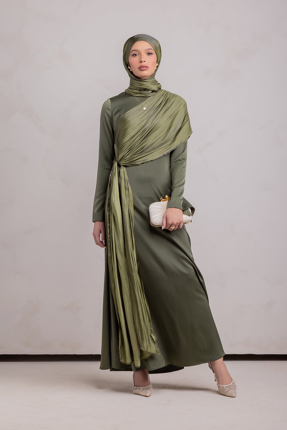 Leana Maxi Dress - Forest Muse