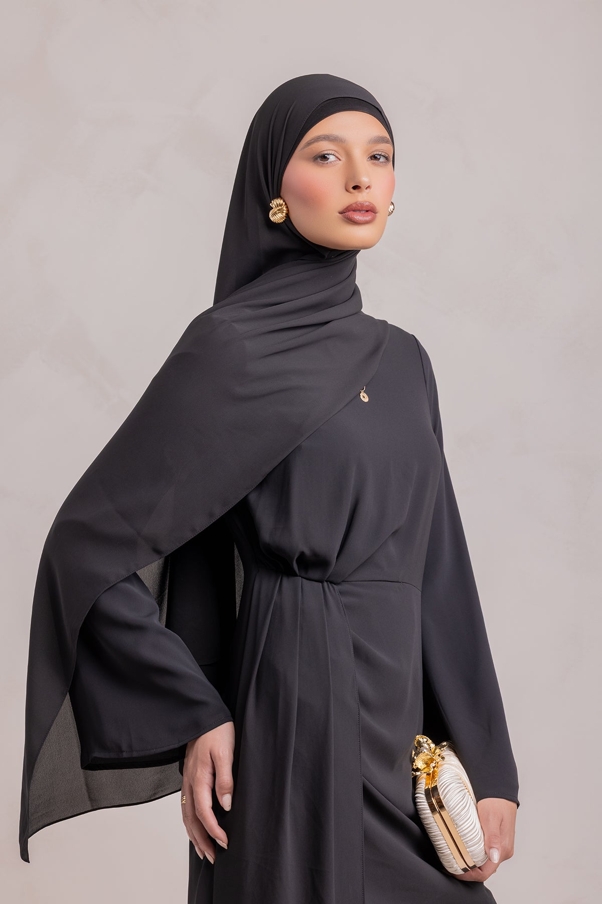 Nada Matching Hijab - Black