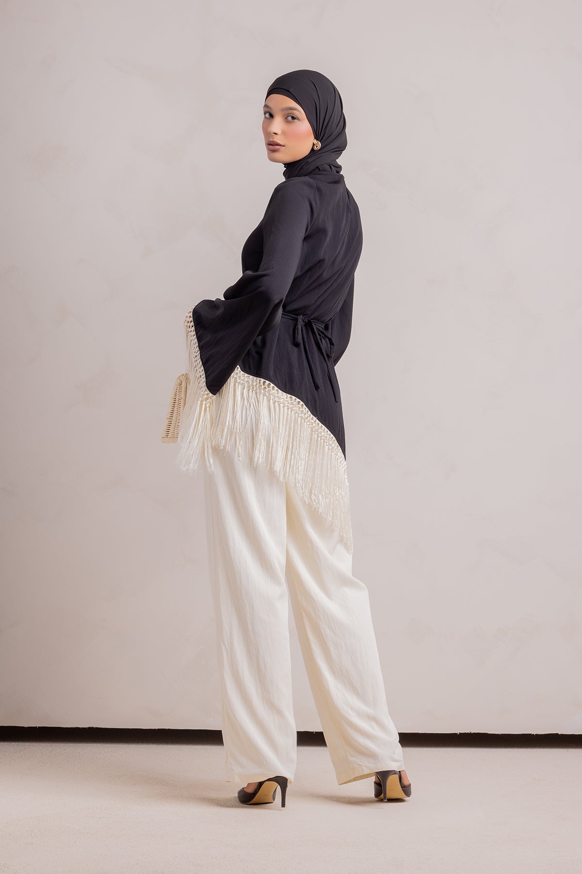 Batoul Pant - Cream - 11