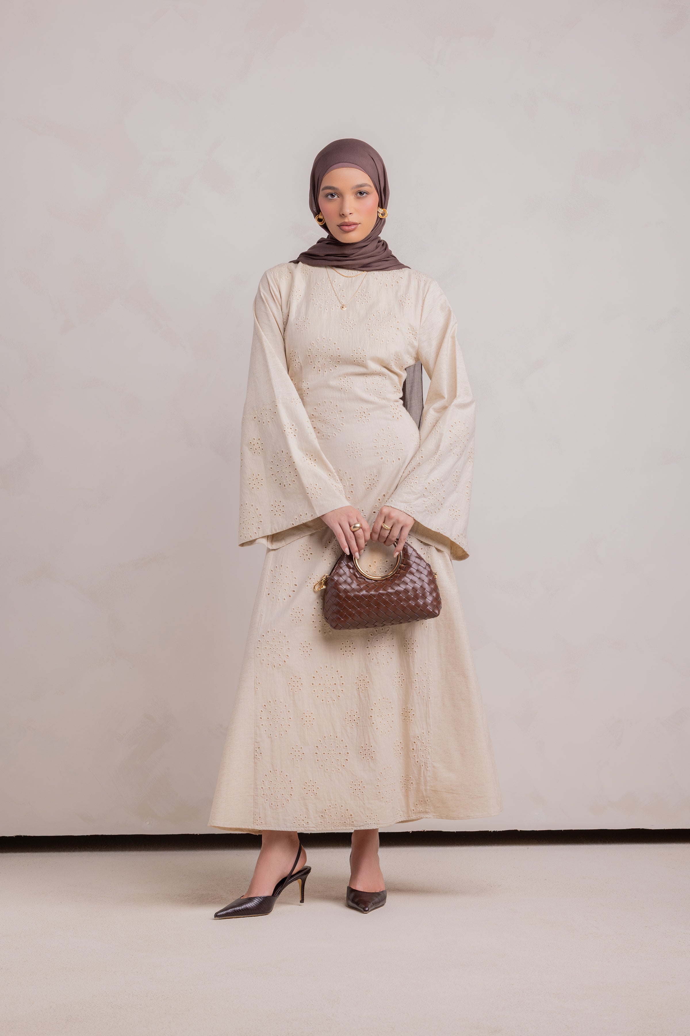 Lulwa Embroidery Dress - Dubai