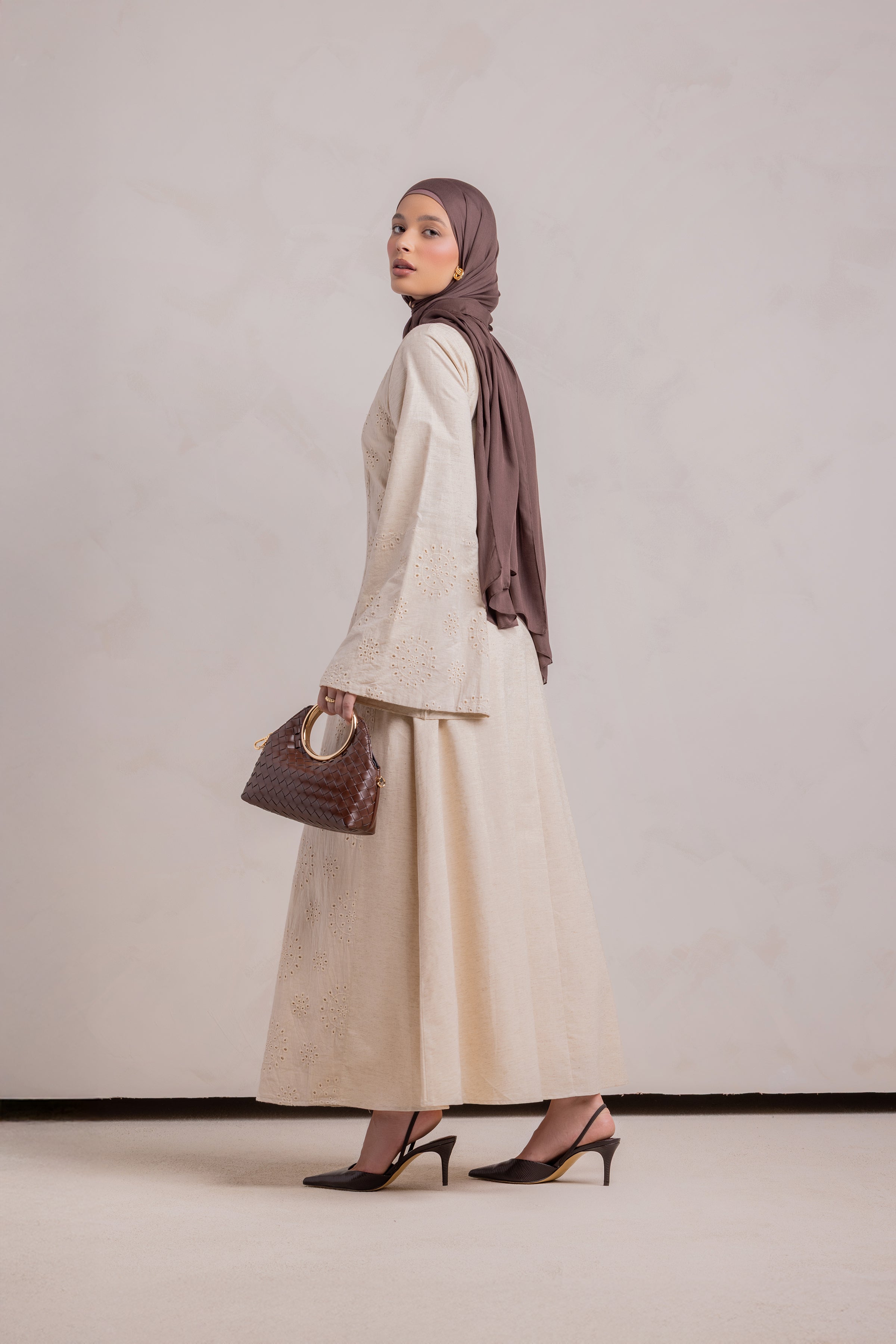 Lulwa Embroidery Dress - Dubai