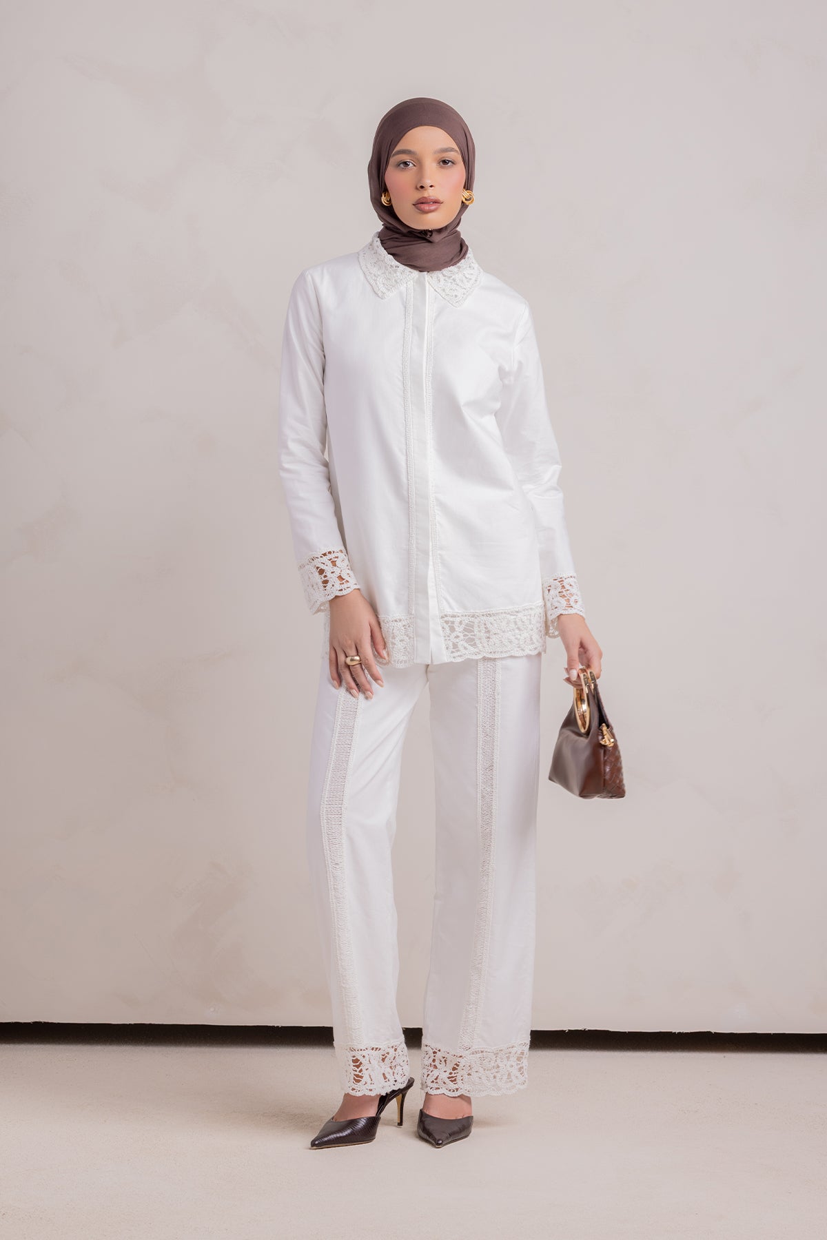 Zara Crochet Tunic - White - 8