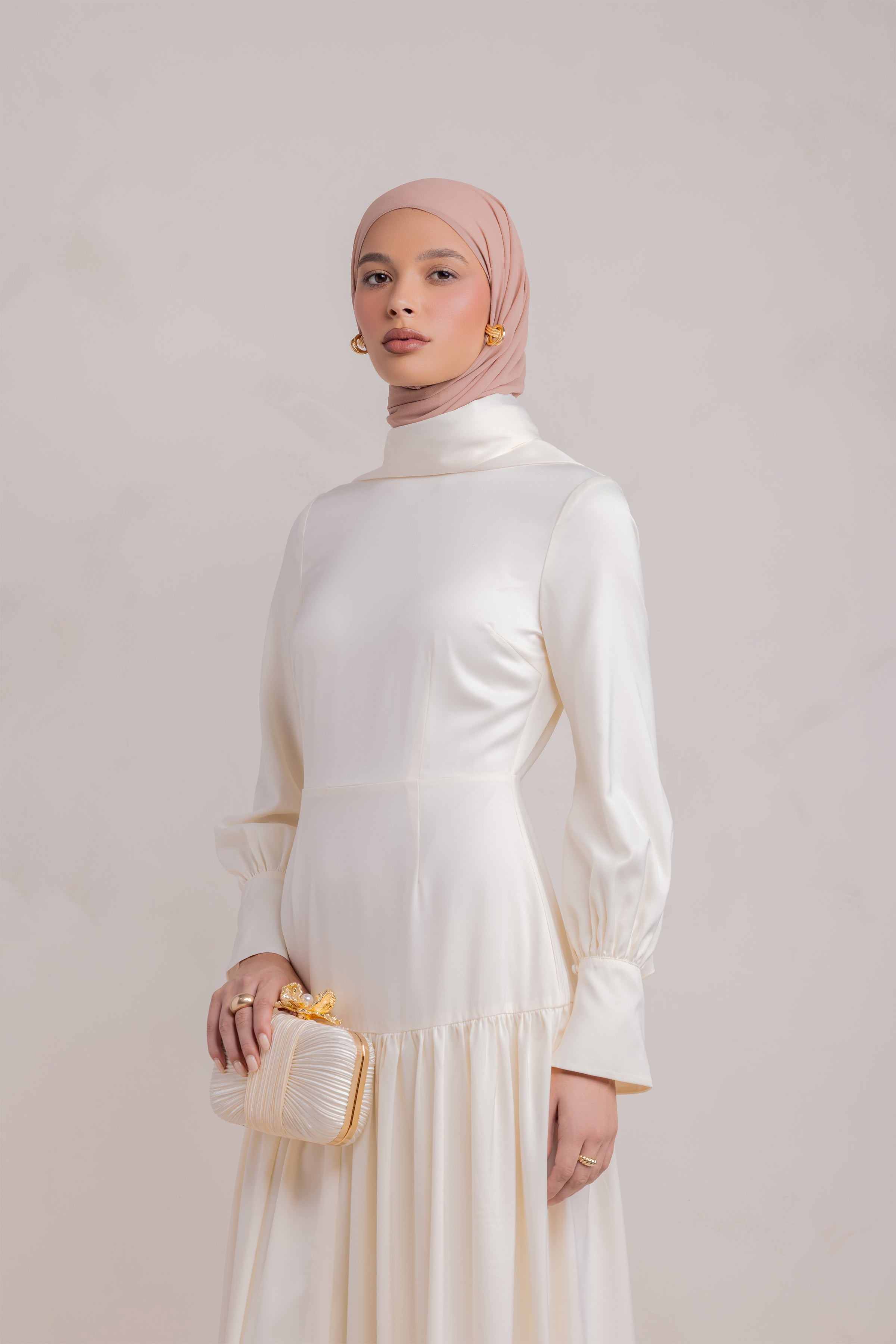 Nideen Maxi Dress - Off White