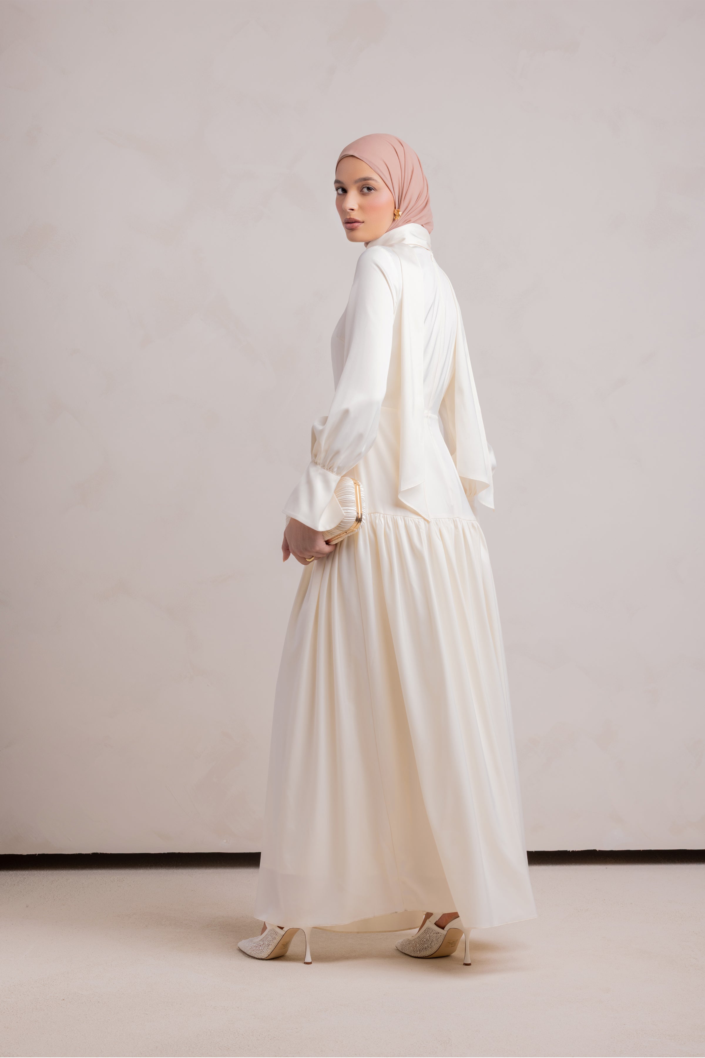 Nideen Maxi Dress - Off White
