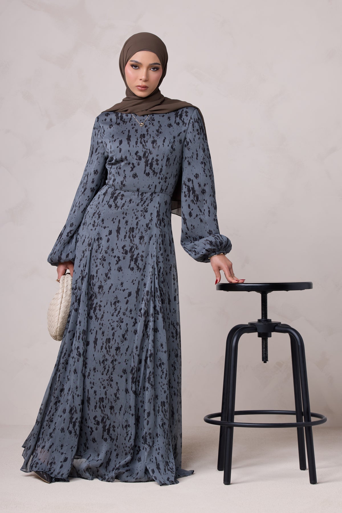 Reem Long Sleeve Maxi Dress