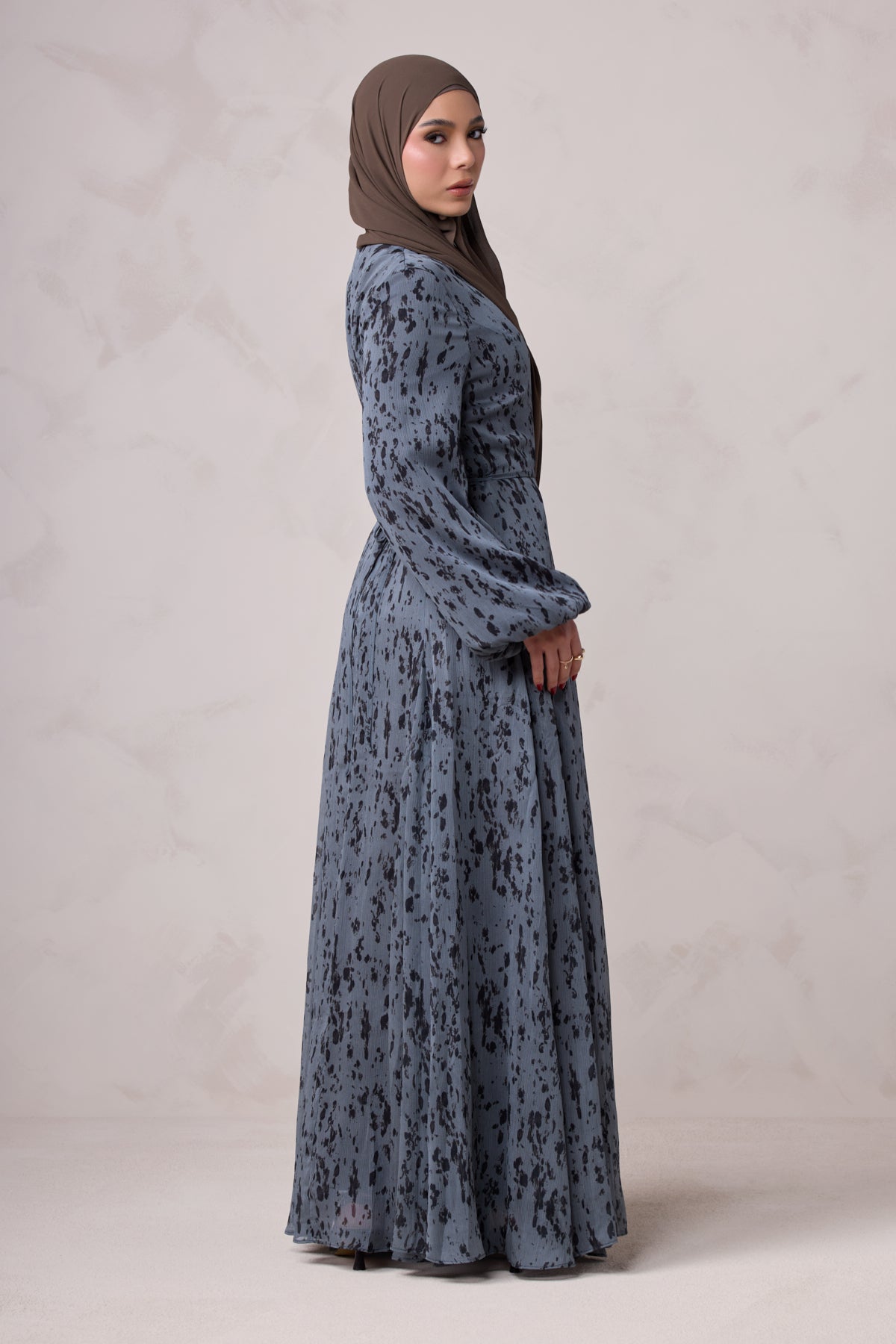 Reem Long Sleeve Maxi Dress