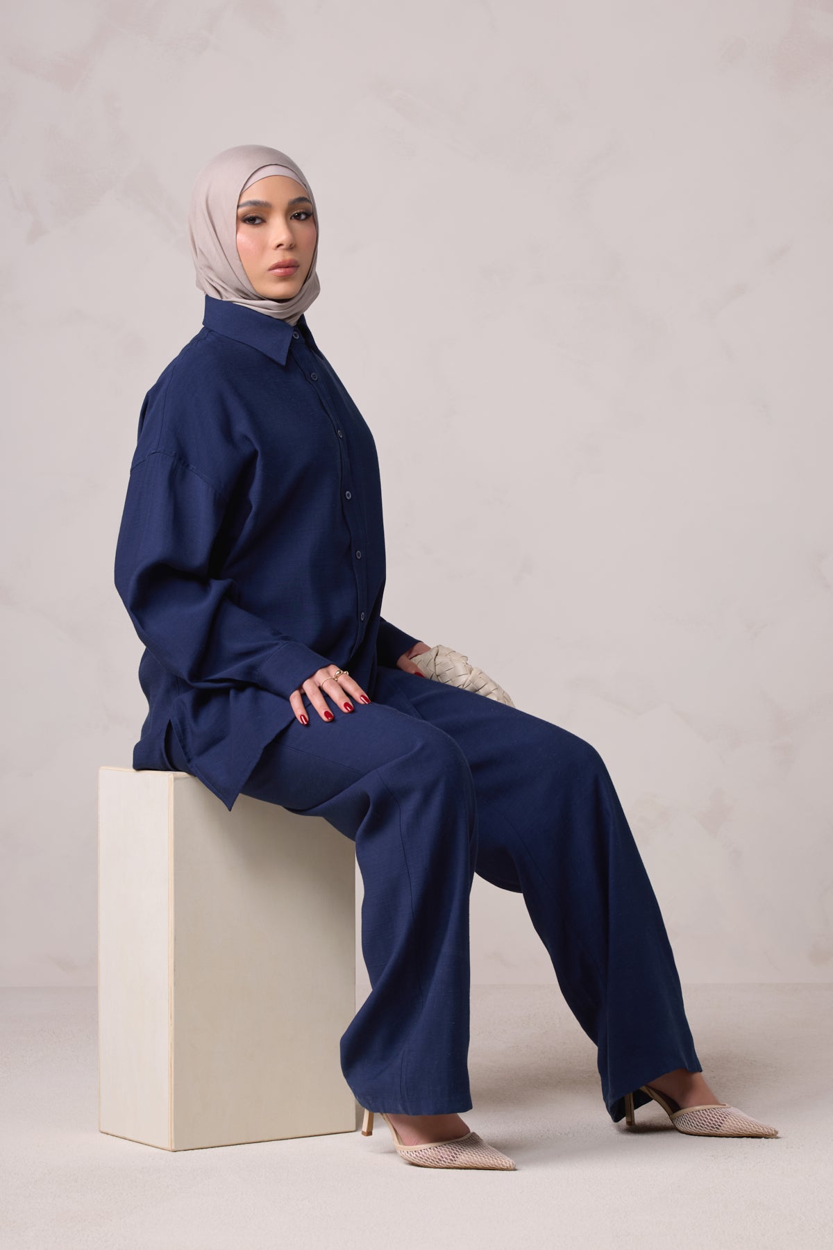 Alya Everyday Tunic & Pant Set - Obsidian