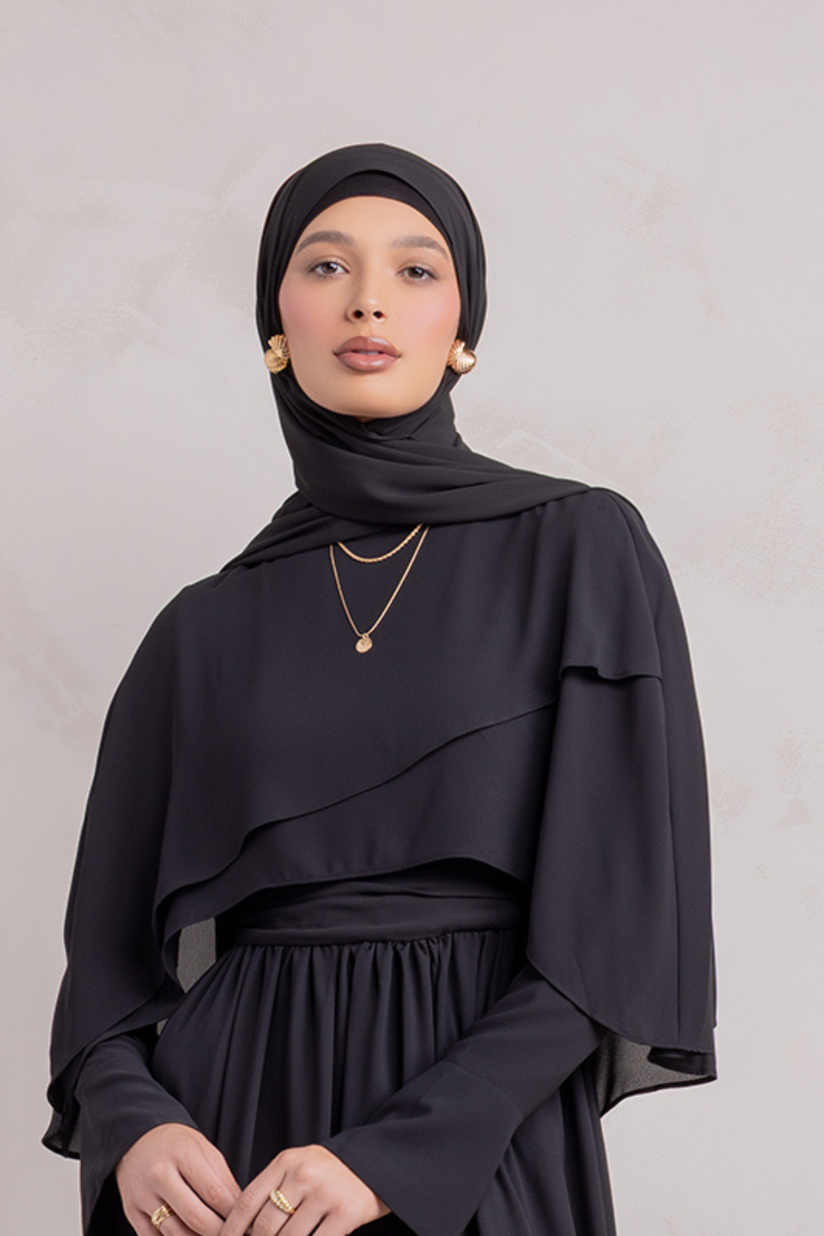 Fayruz Matching Hijab - Black